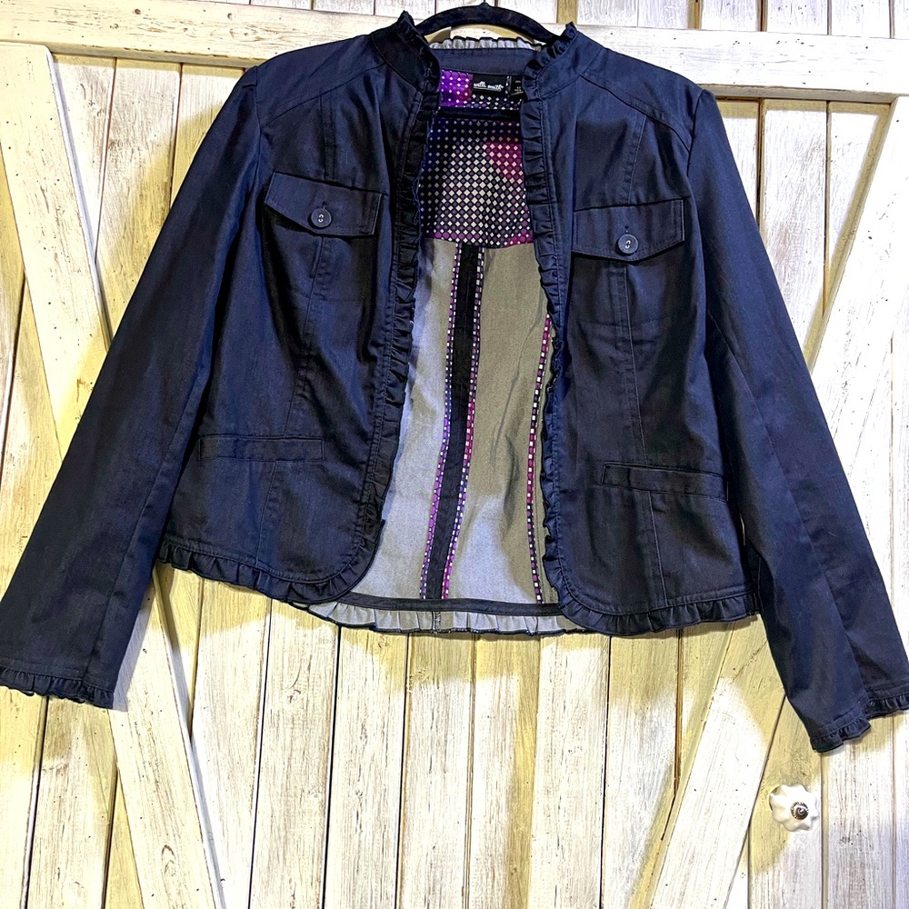 PRECIOUS Willi Smith Crop Jacket!!Adorable for dressing up or down! Treasure🌹